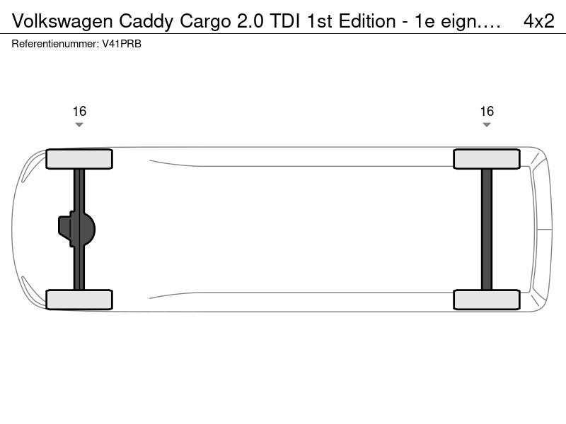 Volkswagen Caddy Cargo 2.0 TDI 1st Edition - 1e eign. - camera - Android - 2.0 TDI 1st Edition - 1e eign. - camera - Android